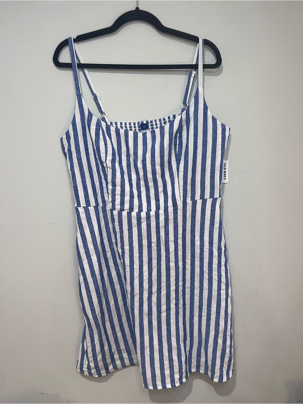 Old Navy Blue & White Striped Dress NWT Size XL